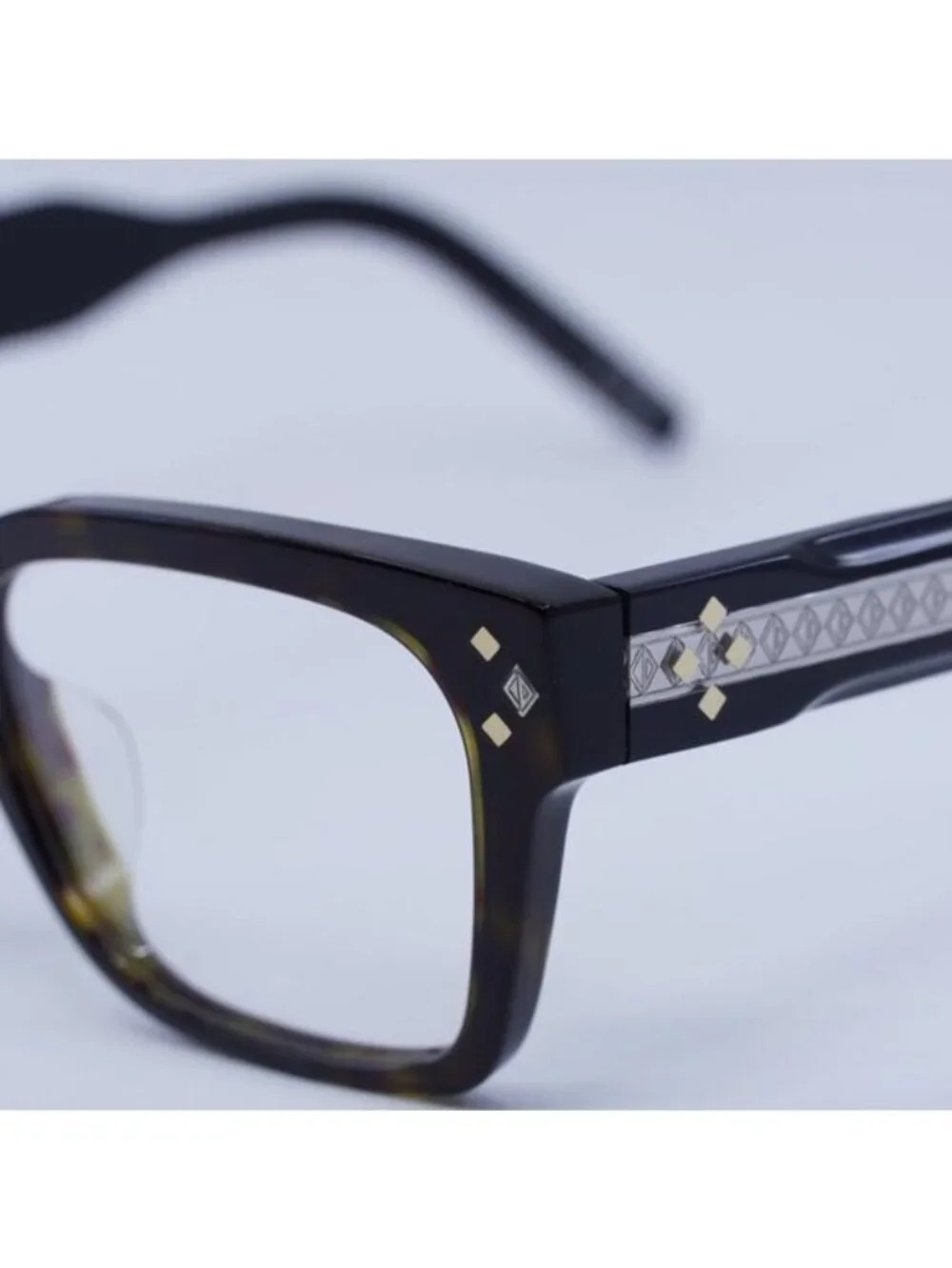 Dior CD DIAMONDO S1F 2000 Eyeglasses Havana 55mm Square Frame